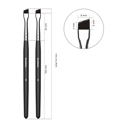 Professional eyebrow brushes by BrowXenna®