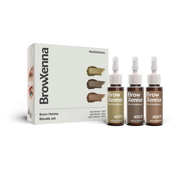 «Blonde» henna set, BrowXenna® | Brow henna | BrowXenna®